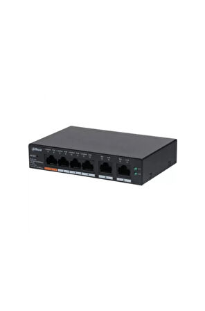 DAHUA CS4006-4GT-60, 4 Port, Gigabit, PoE 60W, 2 Port Uplink, Cloud Yönetilebilir, Switch