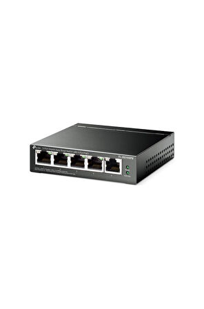 TP-LINK TL-SG105PE, 5 Port, GigaBit, 4 Port Poe, 65W, Easy Smart, Yönetilebilir, Metal Kasa, Masaüstü Switch