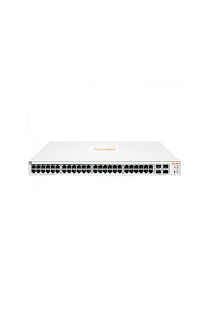 HP Aruba Instant On, JL686B, 1930-48G, 48Port, GigaBit, PoE 370W, 4 Port Gigabit SFP, Yönetilebilir, Rack Mount Switch