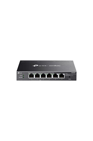 OMADA ES206GP, 6 Port Gigabit, 4 Port Gigabit PoE+, 65W, Yönetilebilir, Metal Kasa Masaüstü/Vesa Switch