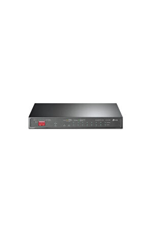 TP-LINK TL-SG1210MP, 8 Port, GigaBit, PoE 123W, 1 Port GigaBit Lan, 1 Port GigaBit SFP, Yönetilebilir, Metal Kasalı Switch