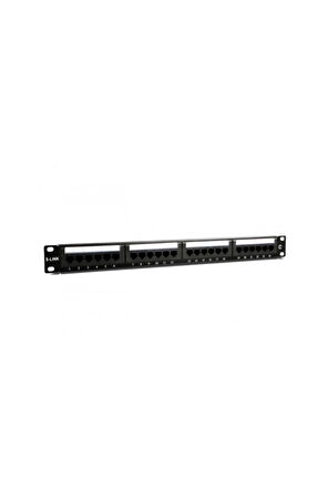 S-LINK SL-F624 Cat6 Patch Panel, 24-Port, UTP, 1U
