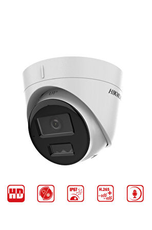 DS-2CD1343G2-LIUF - 4MP Smart Hybrid Light Turret Network Kamera