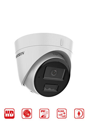 DS-2CD1343G2-LIUF - 4MP Smart Hybrid Light Turret Network Kamera