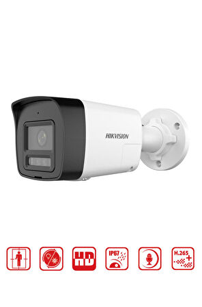 DS-2CD1043G2-LIUF/M - 4MP Smart Hybrid Light Bullet Network Kamera 