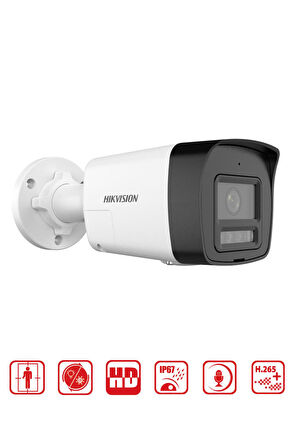 DS-2CD1043G2-LIUF/M - 4MP Smart Hybrid Light Bullet Network Kamera 