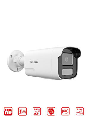 DS-2CD1T43G2-LIUF/SL - 4MP Smart Hybrid Light Bullet Network Kamera Live Guard