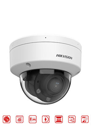 DS-2CD1743G2-LIZSU - 4MP Smart Hybrit Light Motorize Varifokal Lensli Dome Kamera  WDR