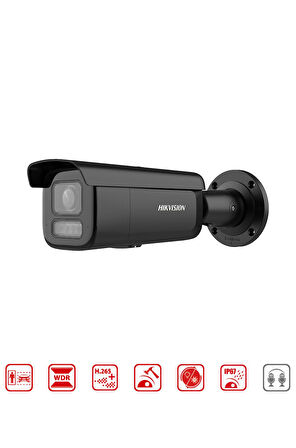 DS-2CD2643G2-LIZS2U - 4MP Motorize Varifokal Lensli Smart Hybrid Light  Bullet Kamera WDR