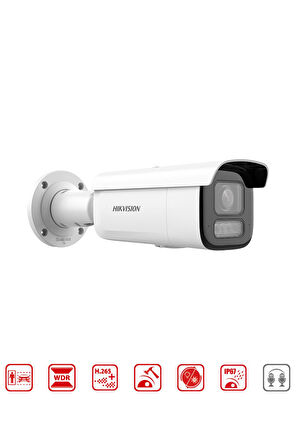 DS-2CD2643G2-LIZS2U - 4MP Motorize Varifokal Lensli Smart Hybrid Light  Bullet Kamera WDR