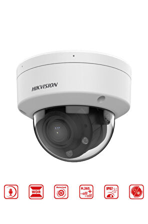 DS-2CD1763G2-LIZSU - 6MP Smart Hybrit Light Motorize Varifokal Lensli Dome Kamera WDR