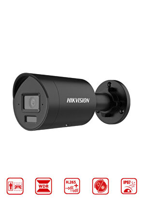 DS-2CD2083G2-LI2U - 8MP Smart Hybrit Light Mini Bullet Camera Acusens WDR