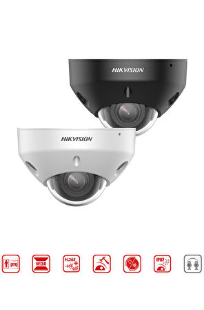 DS-2CD2583G2-LI2U - 8MP Smart Hybrit Light Mini Dome Kamera Acusens + VCA + WDR