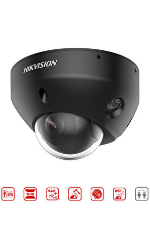 DS-2CD2583G2-LI2U - 8MP Smart Hybrit Light Mini Dome Kamera Acusens + VCA + WDR