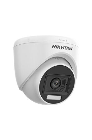 DS-2CE76K0T-LPFS （Dahili mikrofon） Dahili/Harici 3k Hybrid Light Dome Kamera (20mt, Plastik)