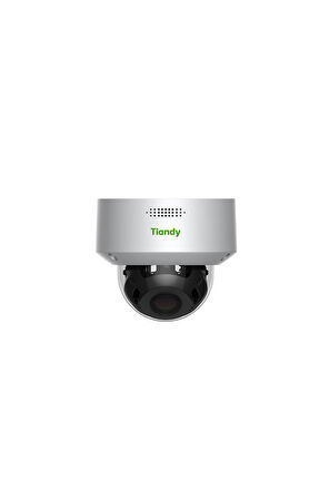 Tiandy 4 MP Süper Starlight DC Auto-iris Motorize Zoom WDR IR Dome Kamera - Sesli