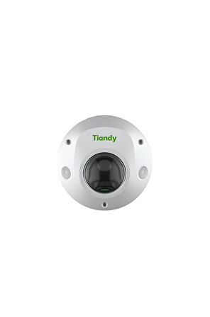 Tiandy 5 Megapiksel Starlight Vandalproof Mini Dome Kamera - Sesli