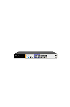 Tiandy 16 Port Gigabit Layer2 Yönetilebilir AI POE switch 