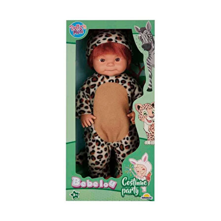 Çocuk 40041 Bebelou Hayvan Kostümlü Bebek 40 cm