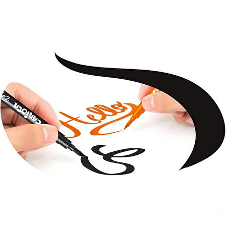 Çocuk Carioca Keçeli Boya Süper Brush Fırça Uçlu 10'lu 42937