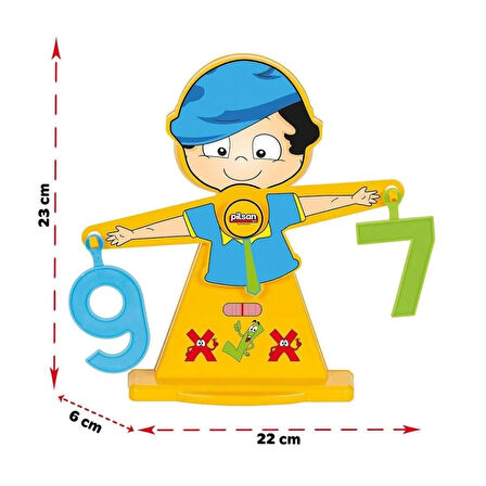 Çocuk 03 250 Çocuk Sayı Terazisi