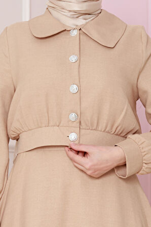 Cepkenli Etekli ikili Takım-Camel