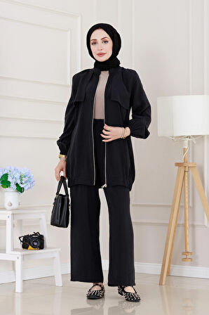 Tensel Allerli ikili Takım-Siyah