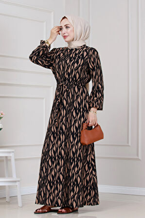 Beli Tünelli Bürümcük Karin Elbise-VİZON