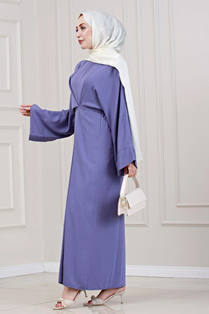 Bağlamalı Maria Elbise-Lila