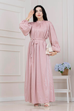 Balon Kol Taşlı Şimal Abiye-GÜL KURUSU