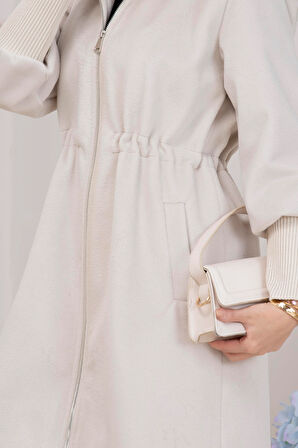 Beli İçten Tünelli Kapüşonlu Kap-TAŞ