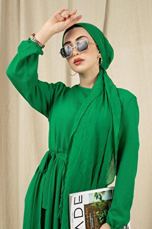 Prenses Elbise-Benetton Yeşili