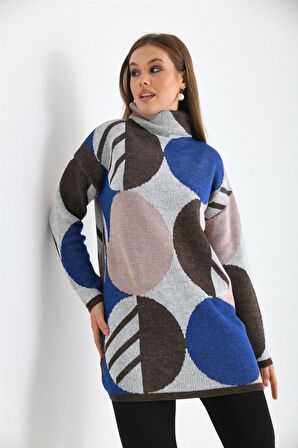 Ftz Women Kadın Kendiliğinden Yakalı Bluz Kahve