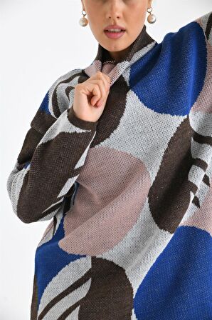 Ftz Women Kadın Kendiliğinden Yakalı Bluz Kahve