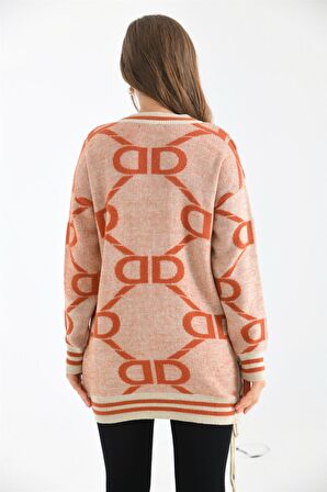 Ftz Women Kadın D Desenli Bluz Taş