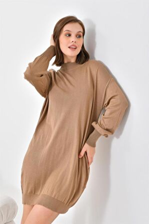 Ftz Women Kadın Basic Tunik Kahve 20167