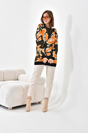 Ftz Women Kadın Triko Tunik Siyah 20573