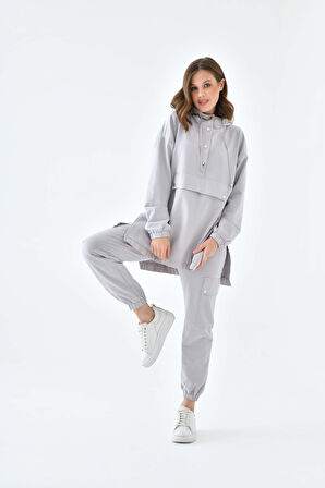 Ftz Women Kadın 2 İplik Takım Gri 30612