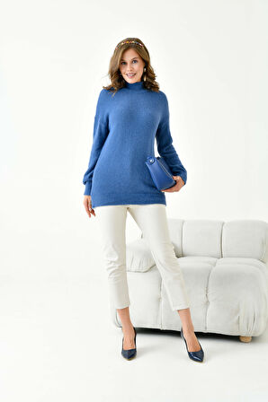 Ftz Kadın Basic Kazak İndigo 20878