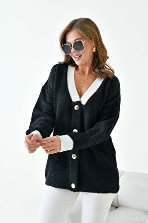 Ftz Kadın Kolej Hırka Siyah 20891