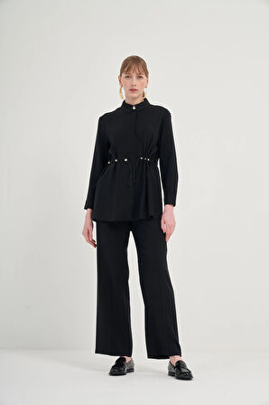 FTZ Women Kadın Pantolonlu Takım  Siyah 31031