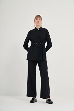 FTZ Women Kadın Pantolonlu Takım  Siyah 31031