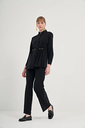 FTZ Women Kadın Pantolonlu Takım  Siyah 31031