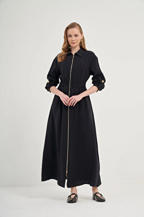 FTZ Women Kadın Modal Elbise  Siyah 31033