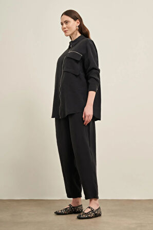 FTZ Women Kadın Modal Takım  Siyah 31036