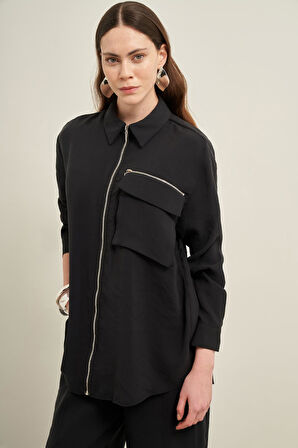 FTZ Women Kadın Modal Takım  Siyah 31036