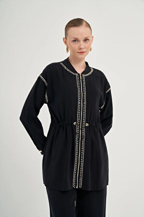 FTZ Women Kadın Pantolonlu Takım  Siyah 31048