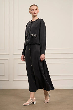 FTZ Women Kadın Cupra Etekli Takım  Siyah 31063