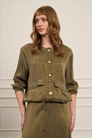 FTZ Women Kadın Cupra Etekli Takım  Haki 31063