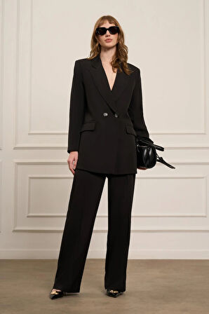 FTZ Women Kadın Blazer Takım  Siyah 31065